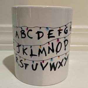 Stranger Things Alphabet Christmas Lights Coffee Mug